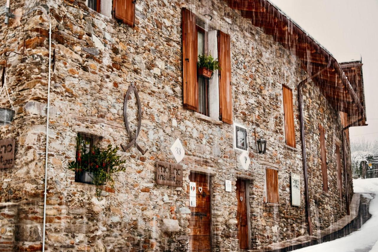 La Volta - Lake Como Heritage Home In Molino Maufet Watermill - Patio On The Garden Colico Kültér fotó